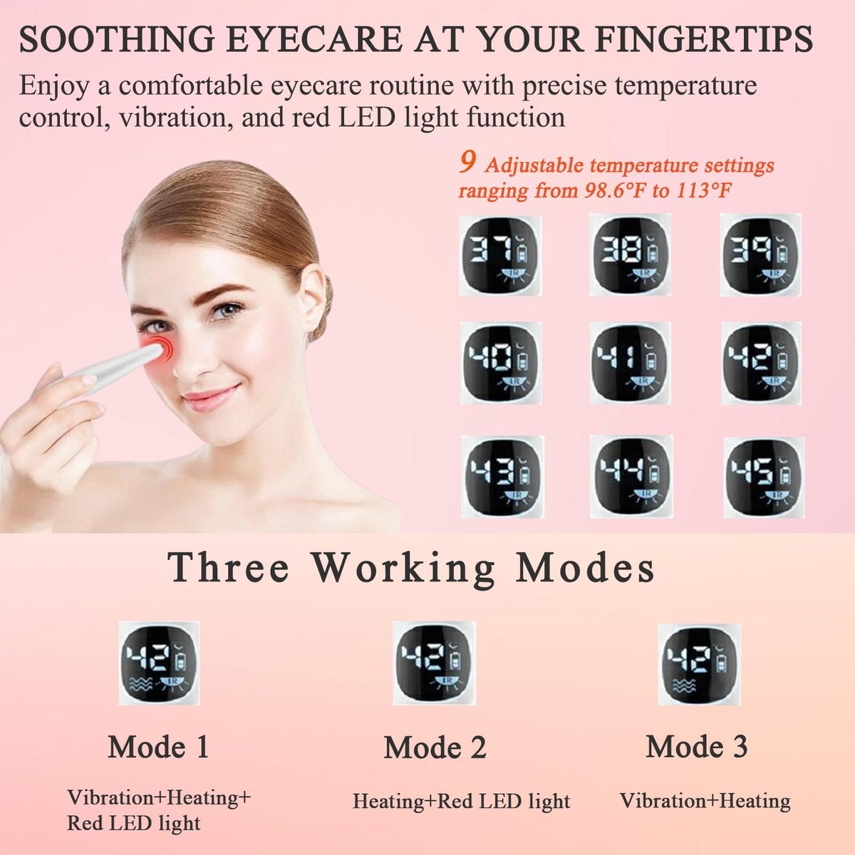 Vowleike tip closeup showing smooth applicator for targeted eye contact