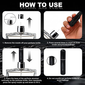 Voyadeau bottom-fill mechanism detail for quick tool-free refilling