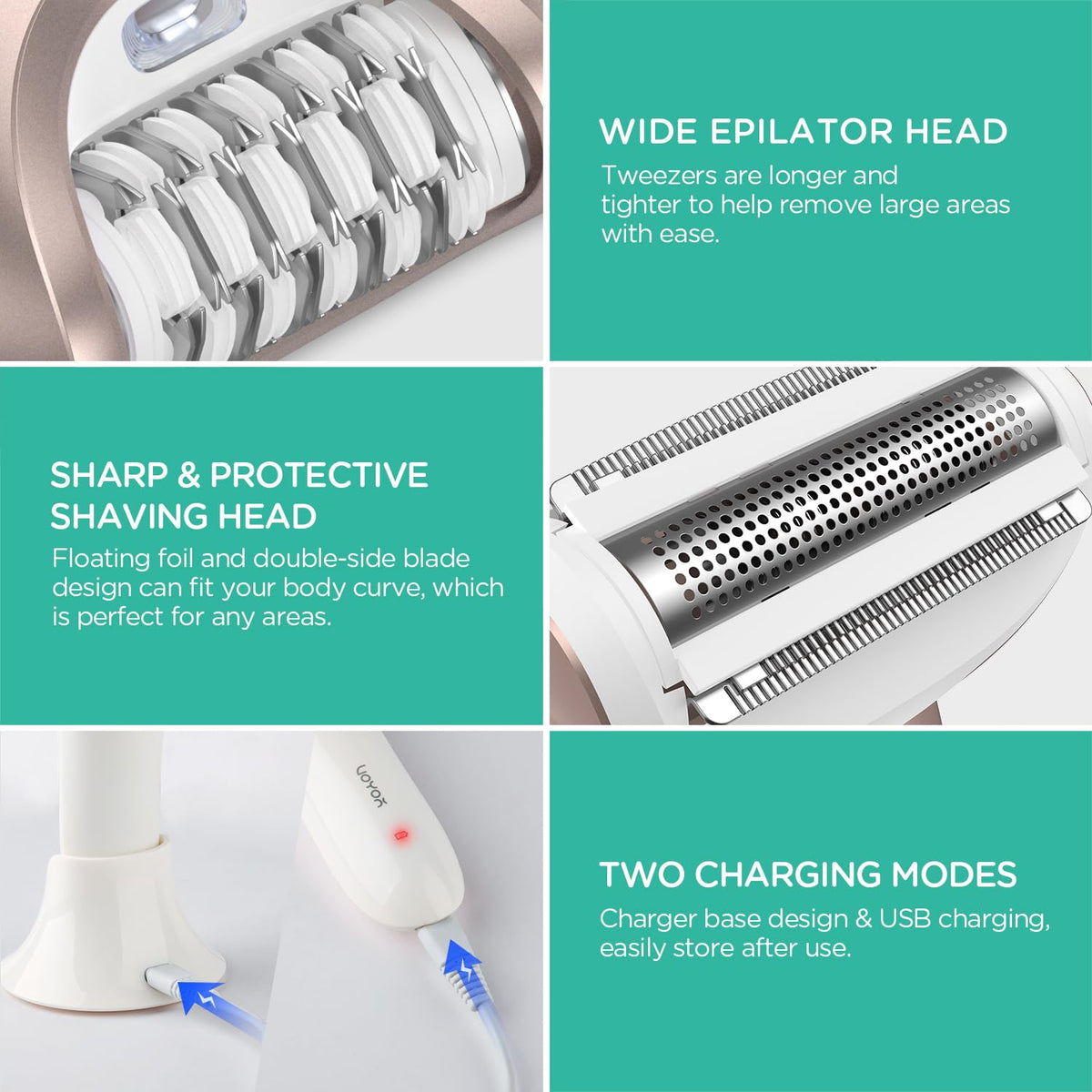 VOYOR BM300 used in shower to demonstrate waterproof wet/dry versatility