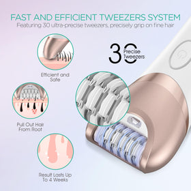 VOYOR shaver and callus heads displayed to show multifunction convenience
