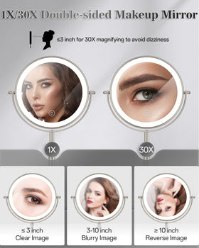 vpu 1x full-face view demonstrating true-to-life reflection for overall makeup balance