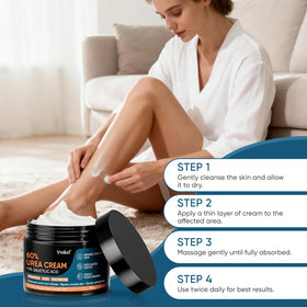 VREKEF open tube revealing cream color and thick moisturizing consistency