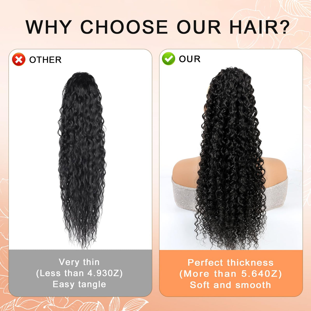 vroosar length comparison beside hand to show 28-inch scale
