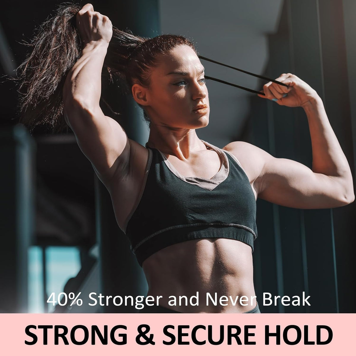 Vrose Flosi multiple bands laid flat showing color match and durability