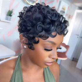 VRZ close-up of Brazilian curly texture showing soft, tangle-free strands