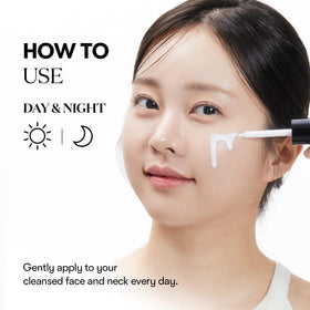 VT COSMETICS ampoule applied in morning routine, conveys fast-absorbing benefit