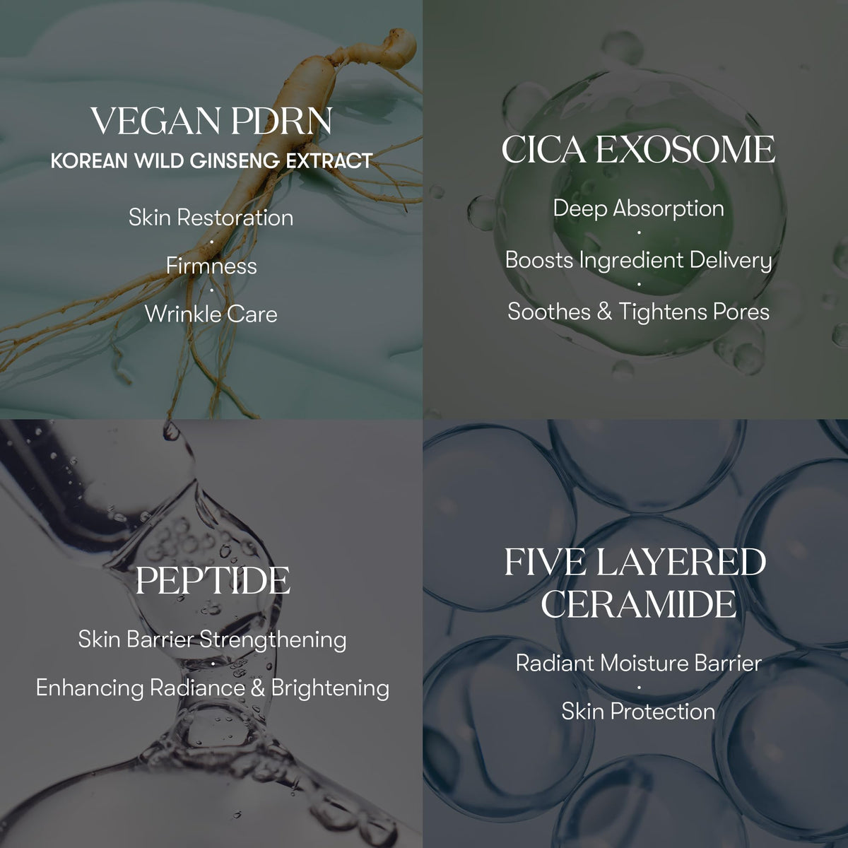VT COSMETICS serum drop on hand, demonstrates concentrated hydration benefit