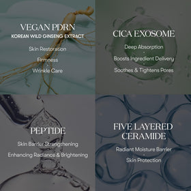 VT COSMETICS serum drop on hand, demonstrates concentrated hydration benefit