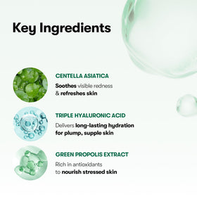 VT COSMETICS essence pouring to show hydrating formula and quick absorption