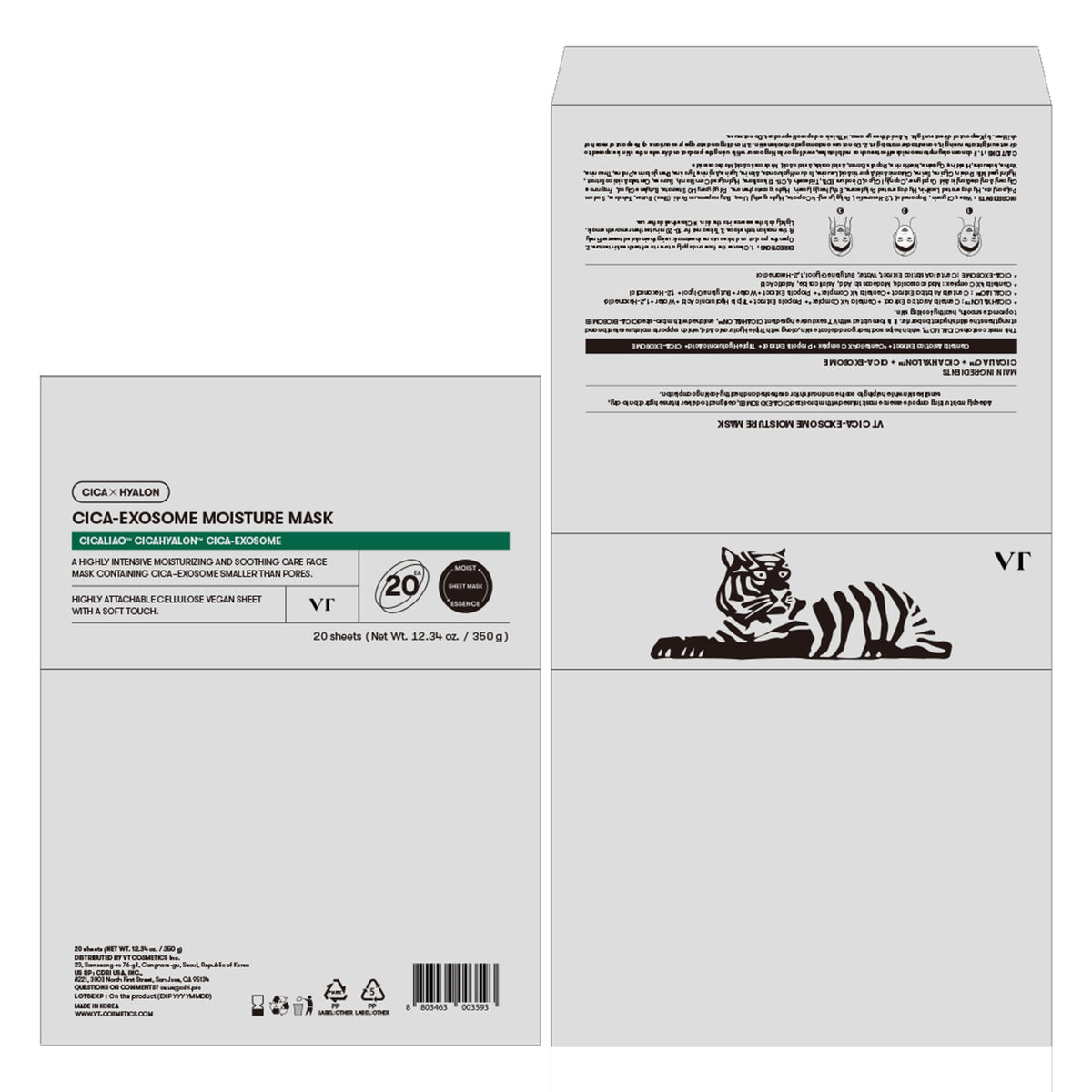 VT COSMETICS biodegradable sheet fibers emphasizing eco-friendly quality