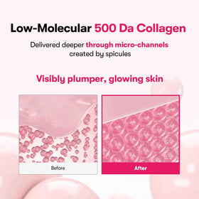 VT COSMETICS label close-up highlighting collagen and CICA ingredients