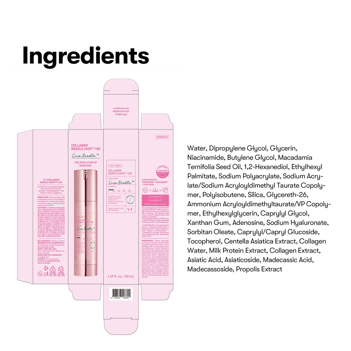 VT COSMETICS on bathroom vanity illustrating daily skincare routine