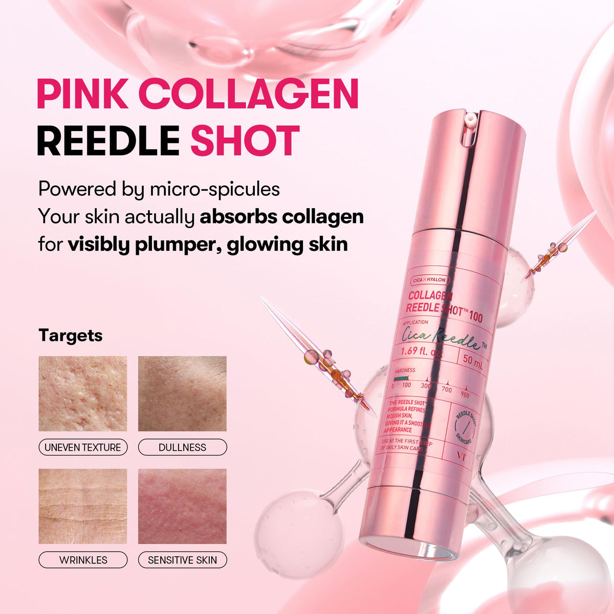 VT COSMETICS pump dispensing serum for precise application