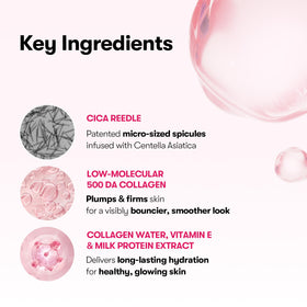 VT COSMETICS creamy-serum texture close-up showing lightweight absorption