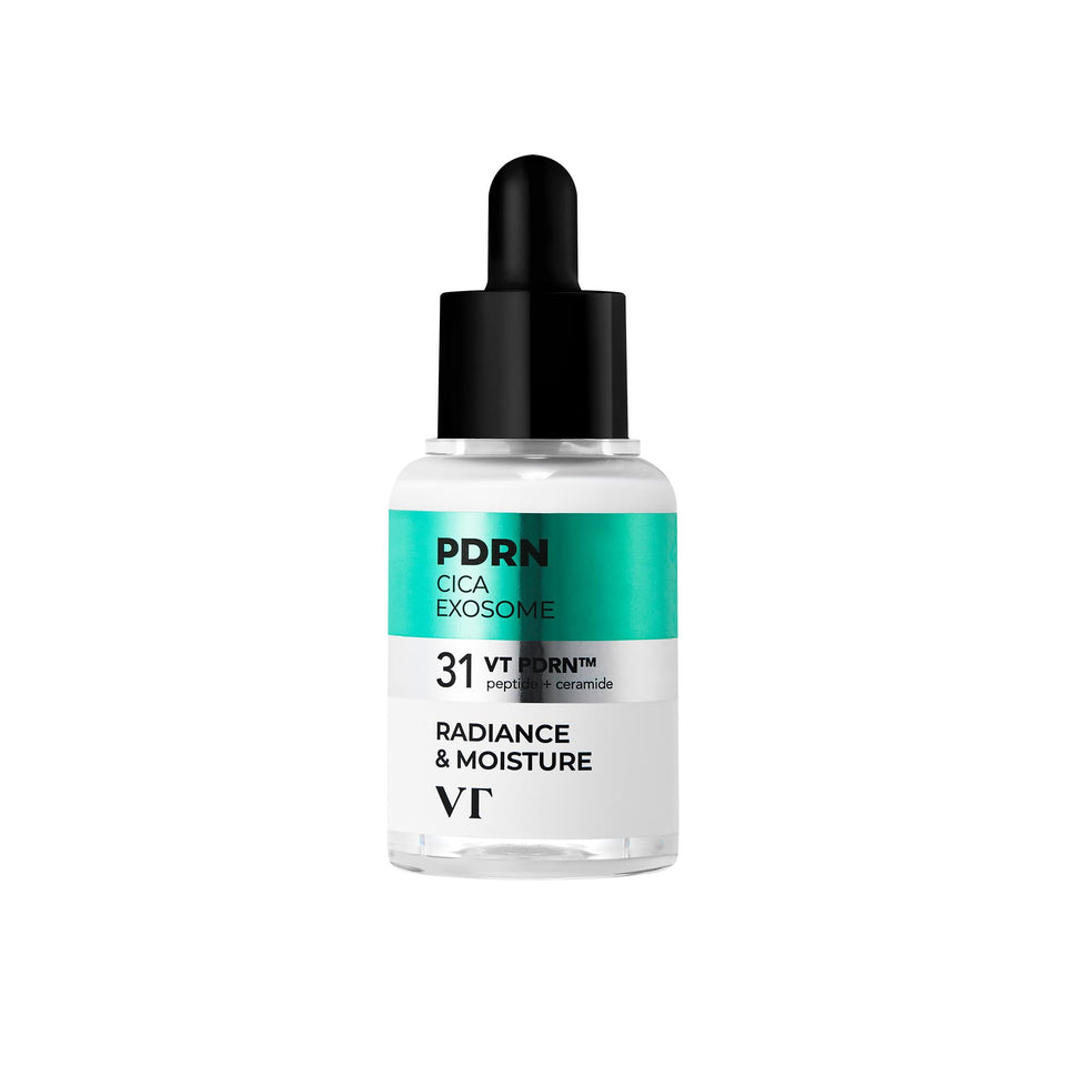 VT COSMETICS front packaging showing bottle and box, highlights premium formula benefit