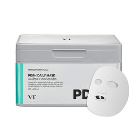 VT COSMETICS front packaging showing 30-sheet tub for daily hydration