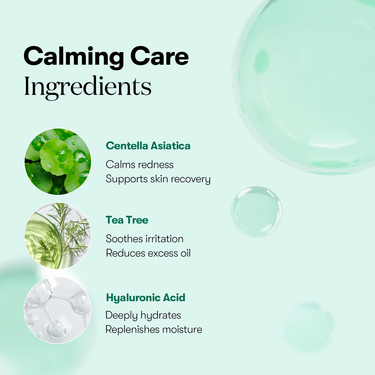 VT COSMETICS mask applied on face showing instant calming comfort