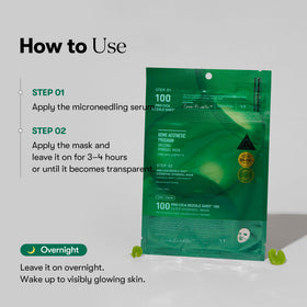 VT COSMETICS flatlay with mask pack and ampoule showing full contents