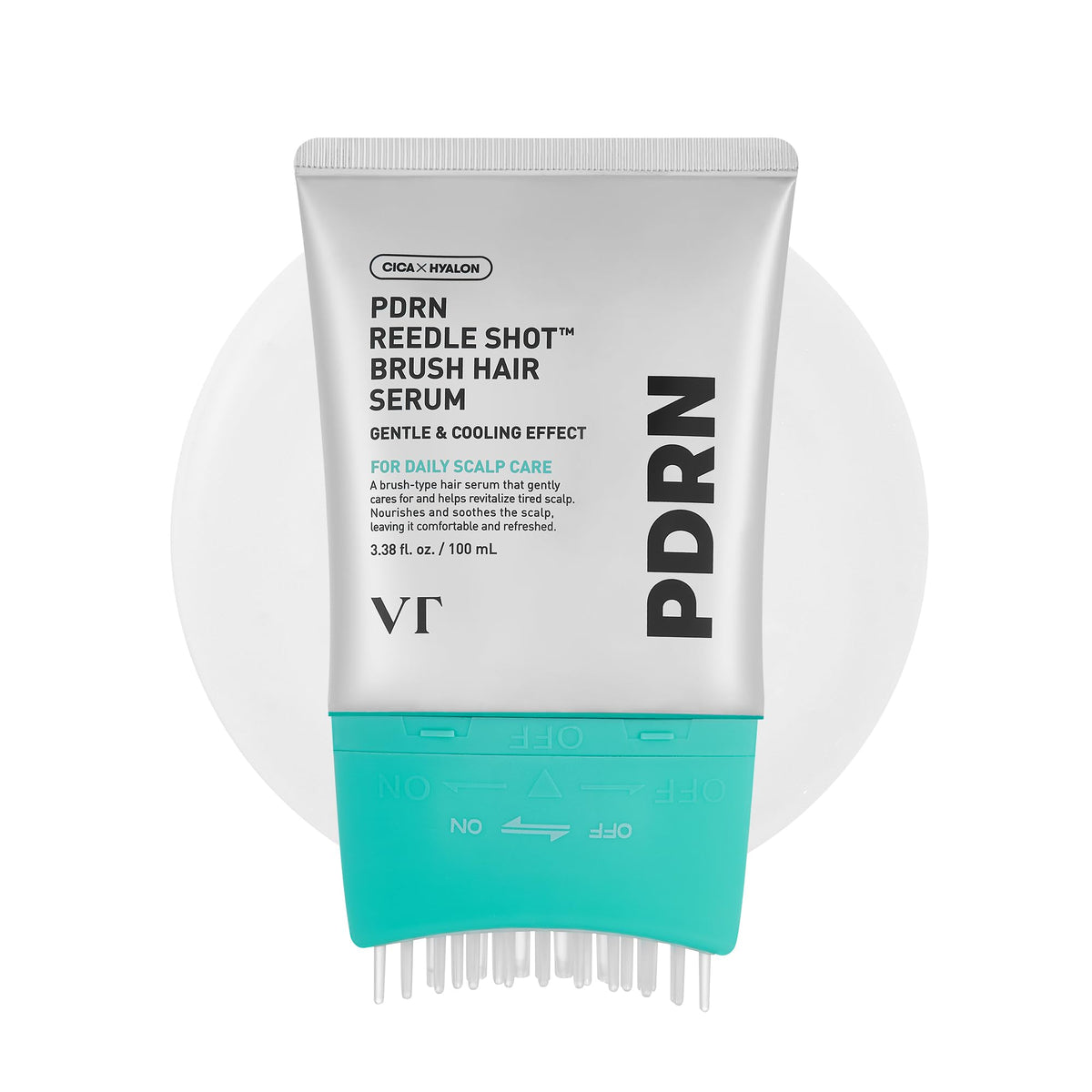 VT COSMETICS front packaging shows brush serum and benefits clearly