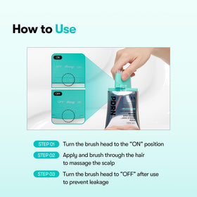 VT COSMETICS bottle next to hand to show 100 mL size and scale