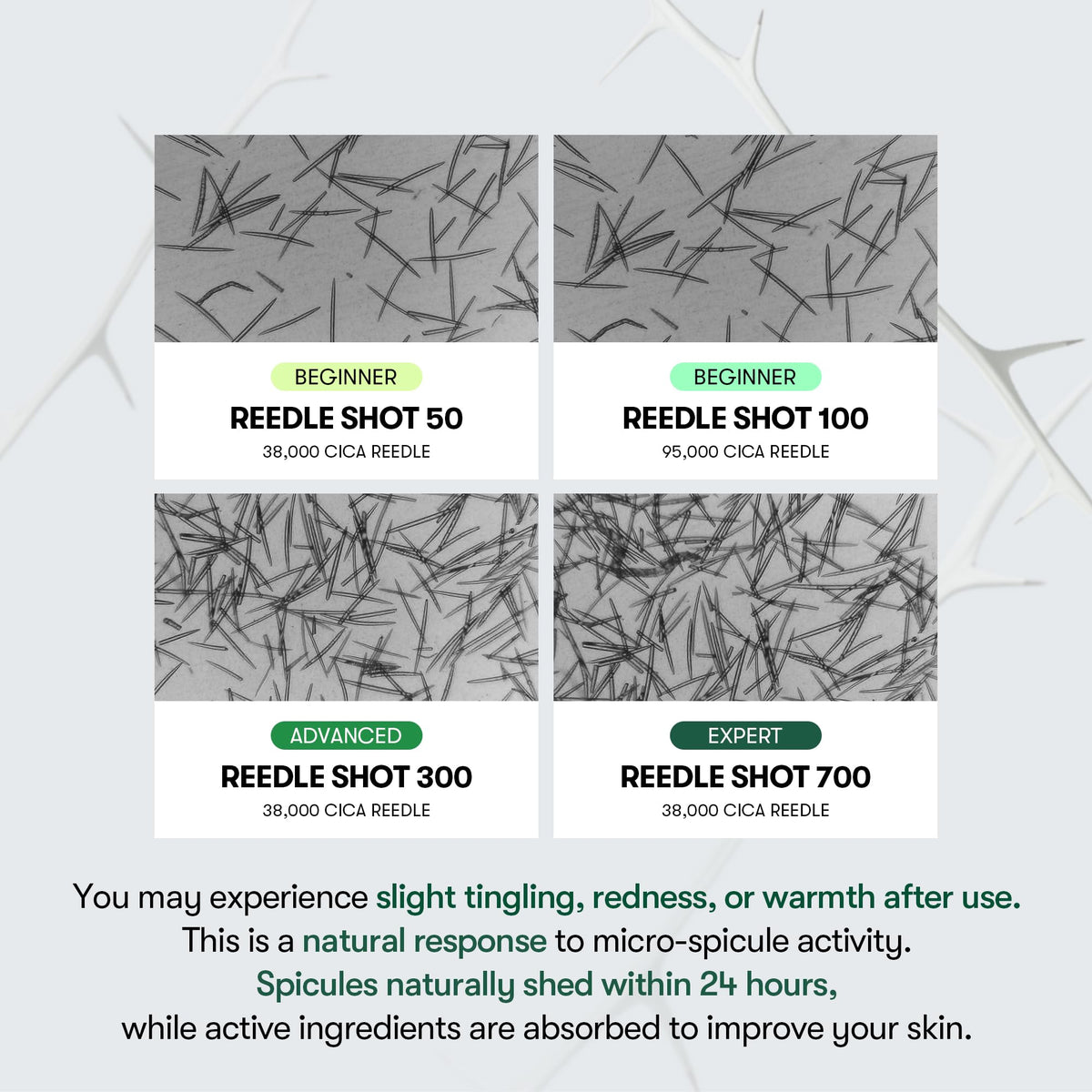 VT COSMETICS Reedle Shot pipette droplet on skin demonstrating targeted absorption benefit