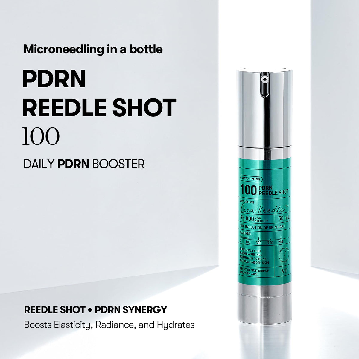 VT COSMETICS Reedle Shot milky ampoule texture close-up for nourishing absorption benefit