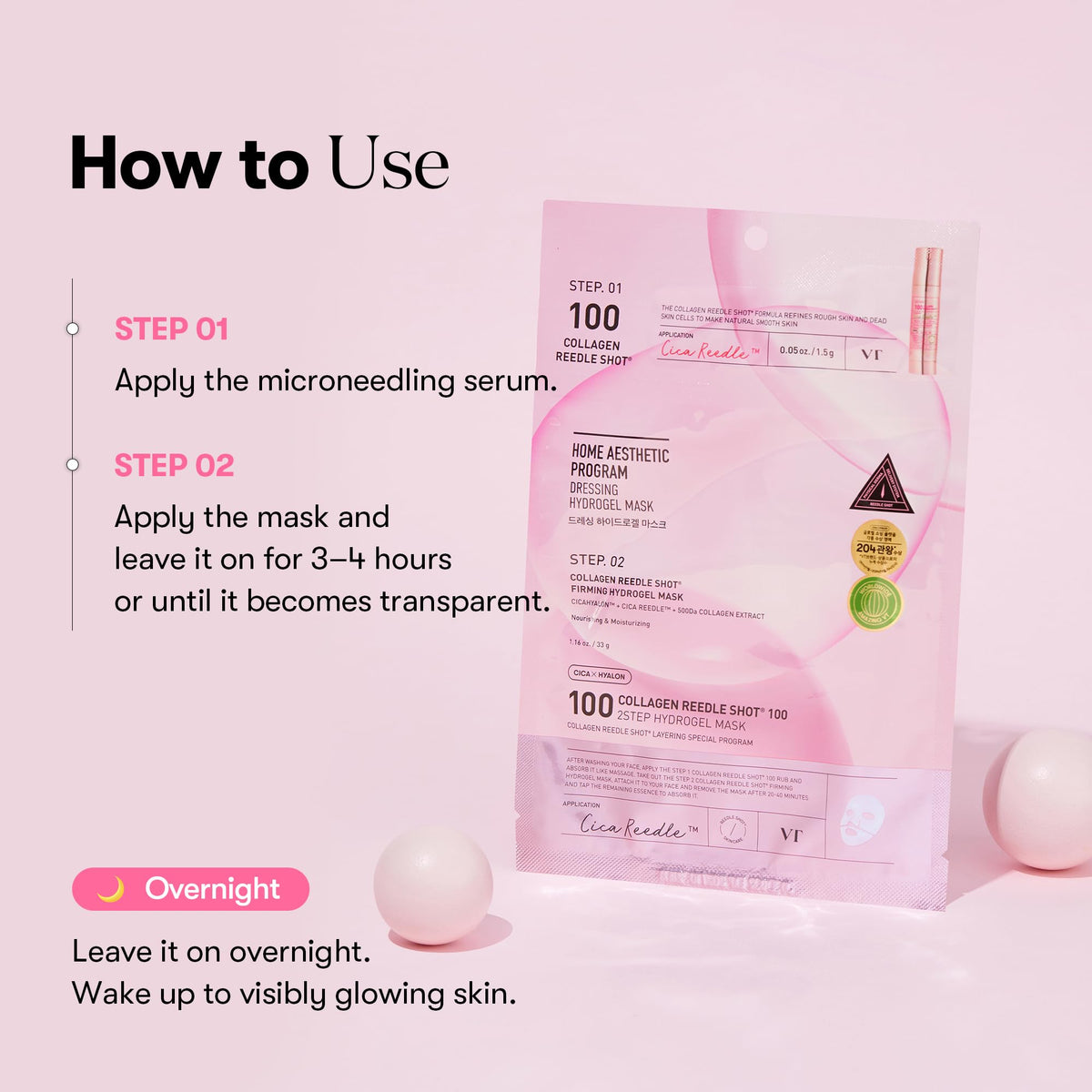 VT COSMETICS mask and box in hand to show real size and scale