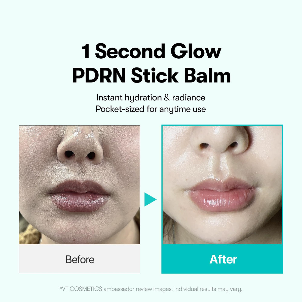 VT COSMETICS stick applied under eye offering targeted plumping and glow