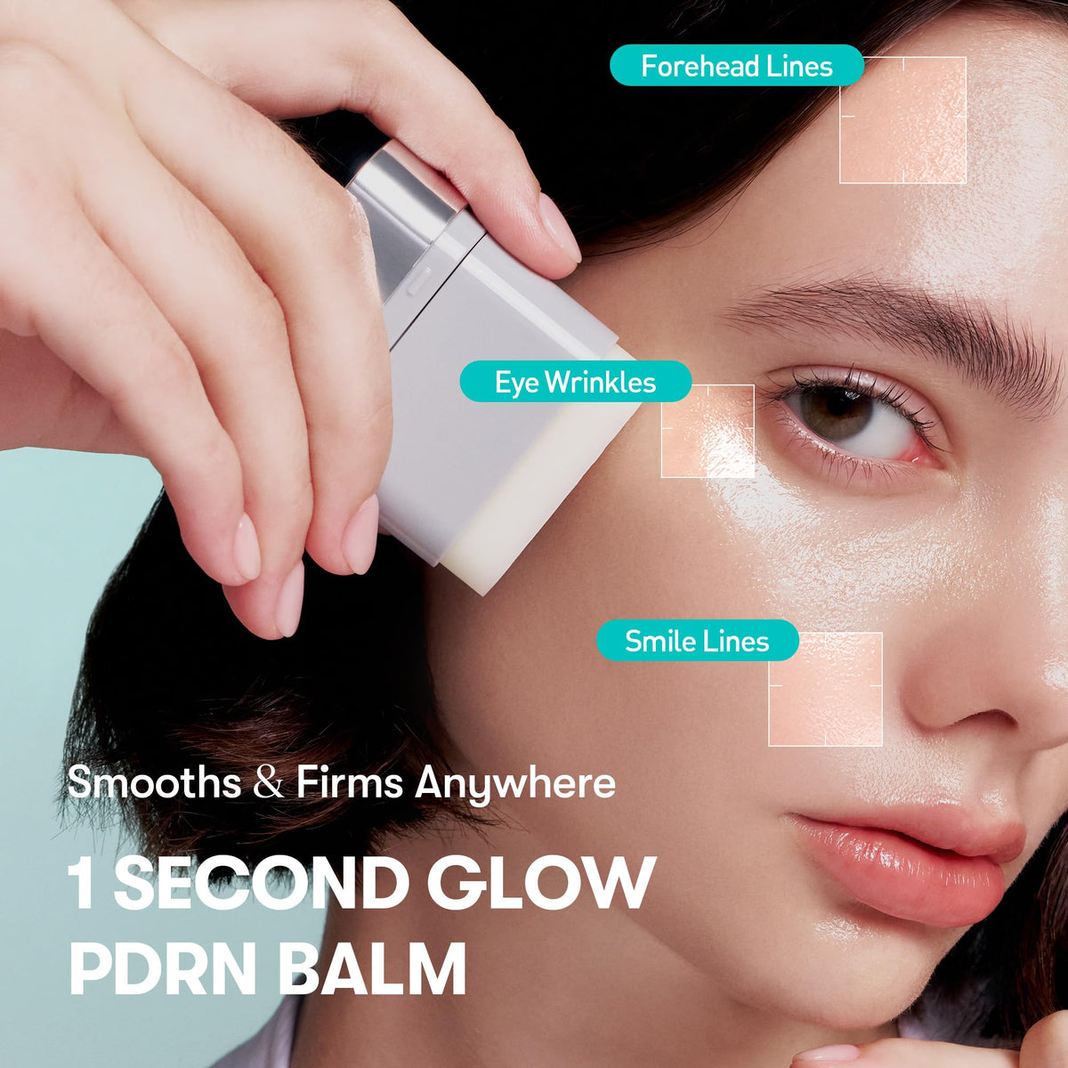 VT COSMETICS neck application in lifestyle scene for wrinkle-smoothing effect
