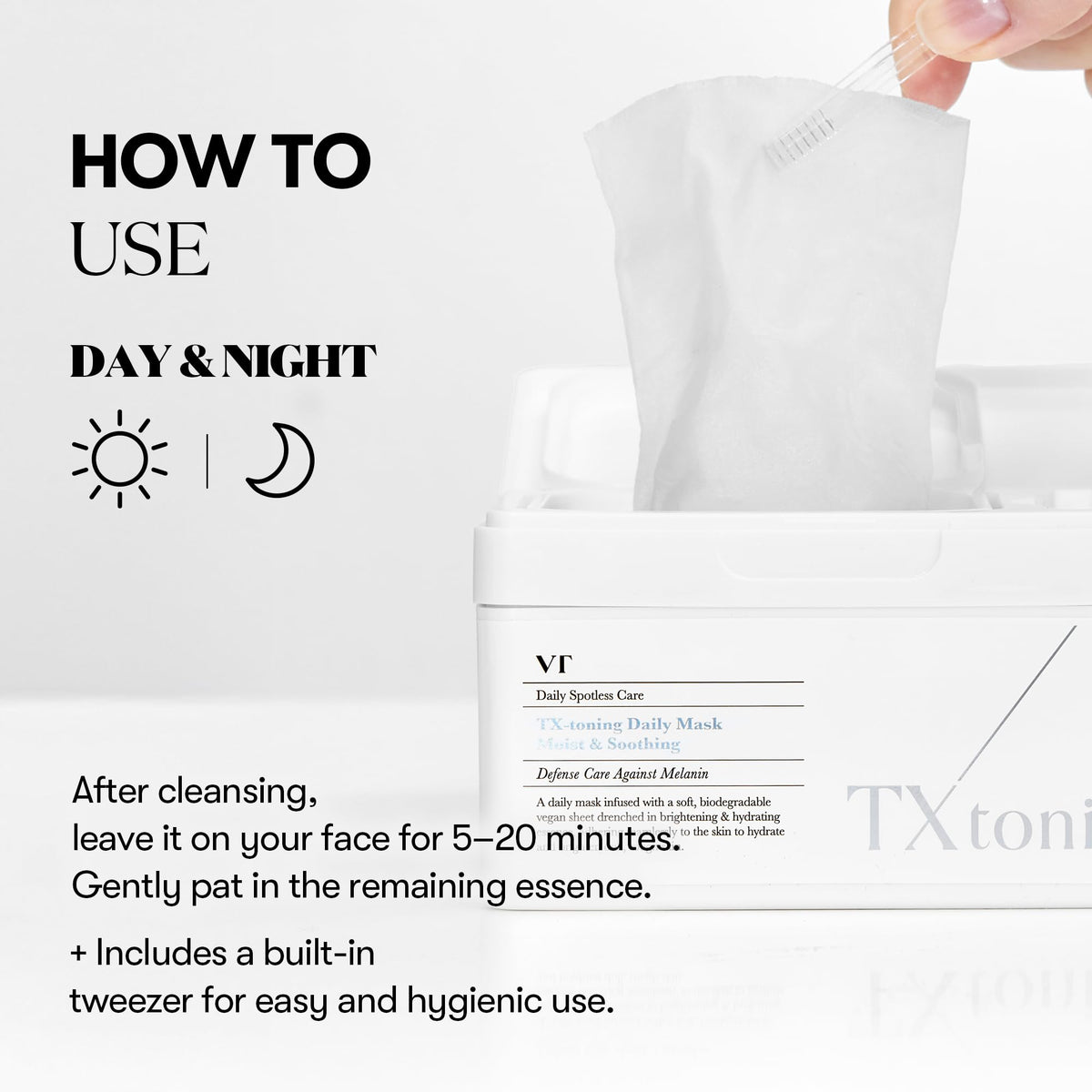 VT COSMETICS ingredient label zoom highlighting tranexamic acid benefit