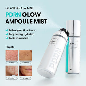 VT COSMETICS mist spraying from nozzle for quick hydration on the go