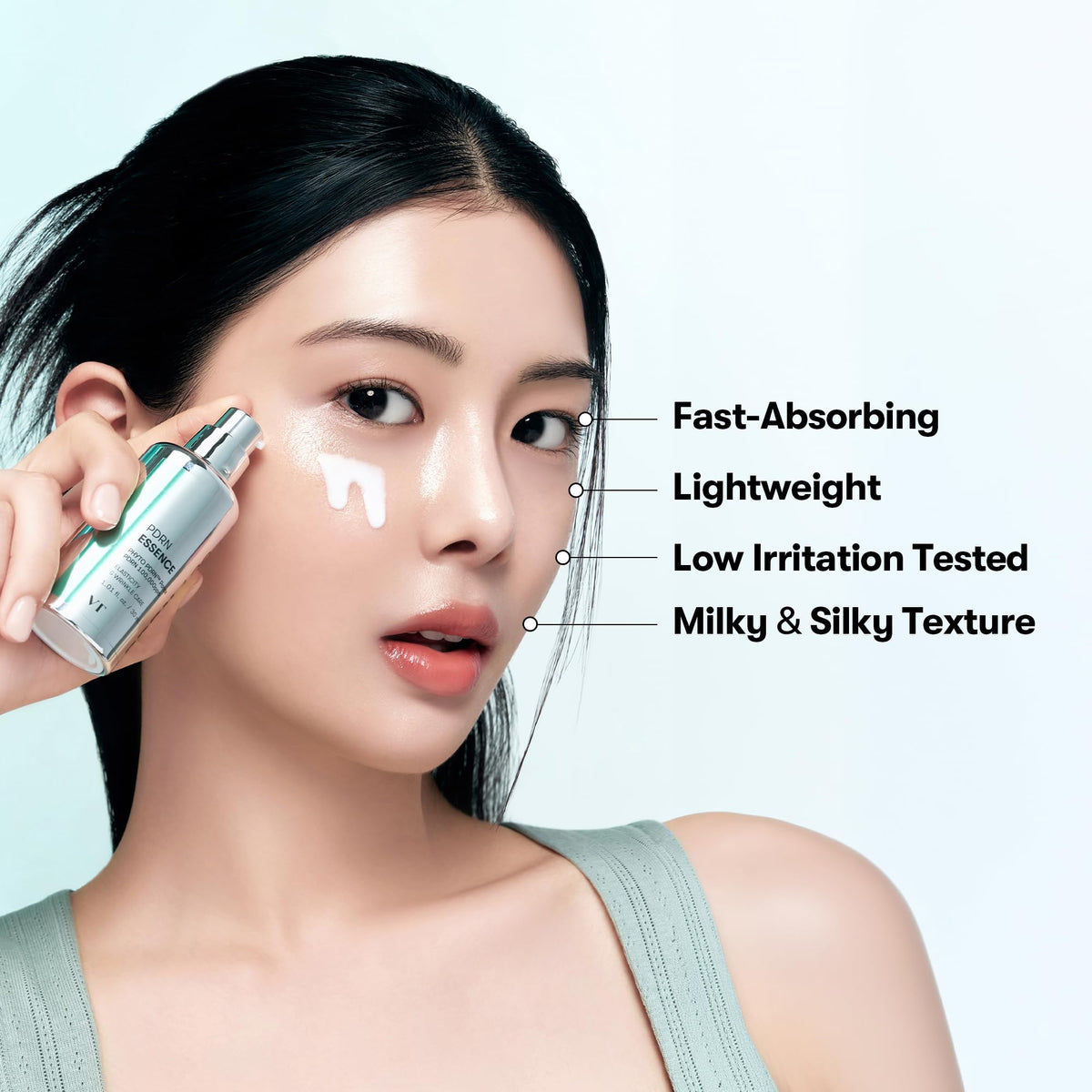 VT COSMETICS 1.01 fl oz beside ruler showing compact travel size