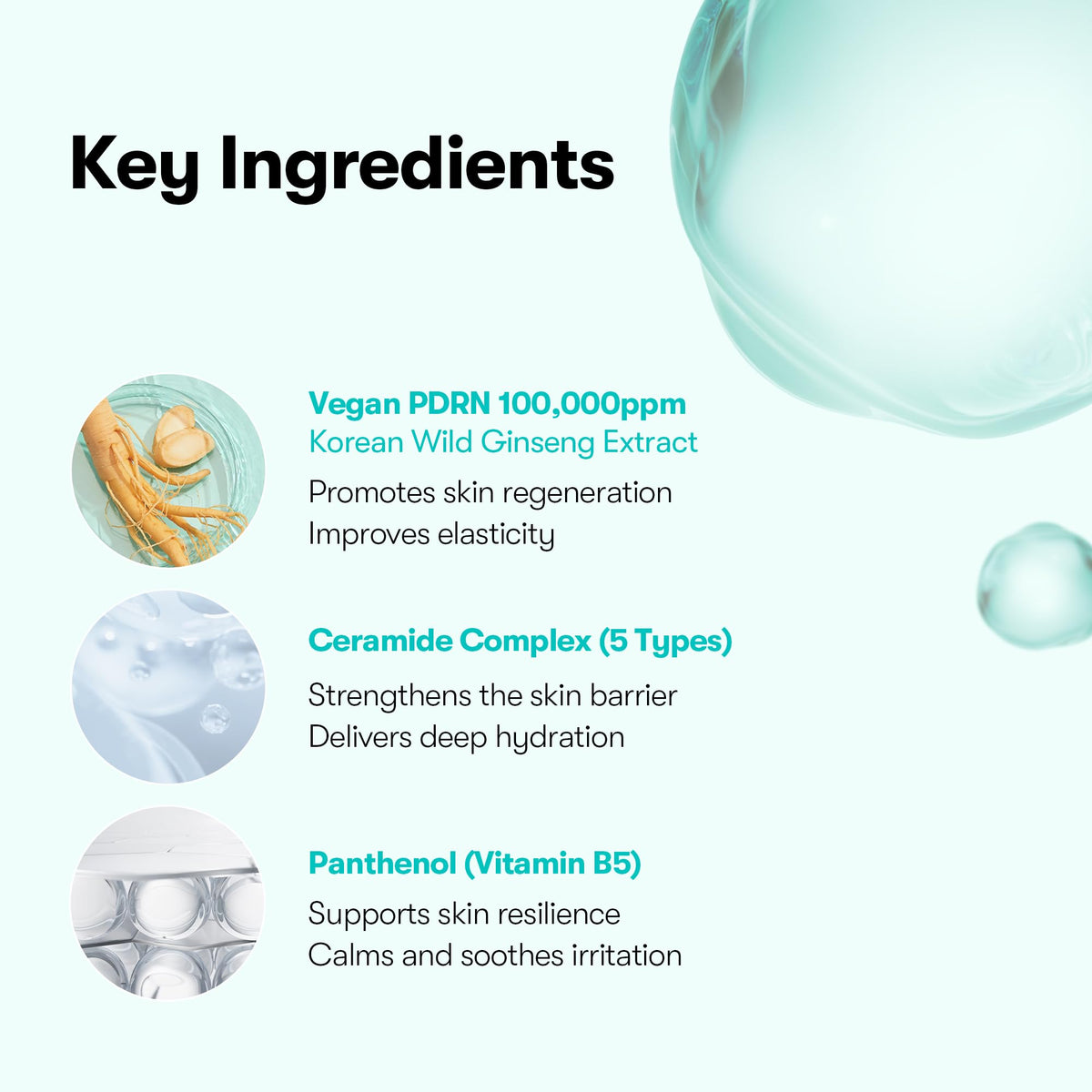 VT COSMETICS milky texture closeup demonstrating lightweight hydration