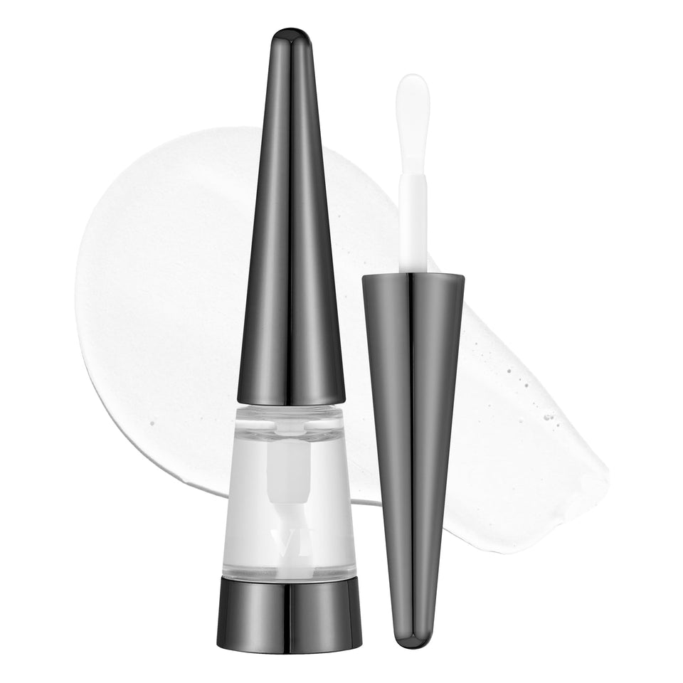 VT COSMETICS front packaging showing sleek clear tube and label for travel convenience