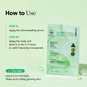 VT COSMETICS ampoule texture on skin highlighting quick absorption and hydration boost