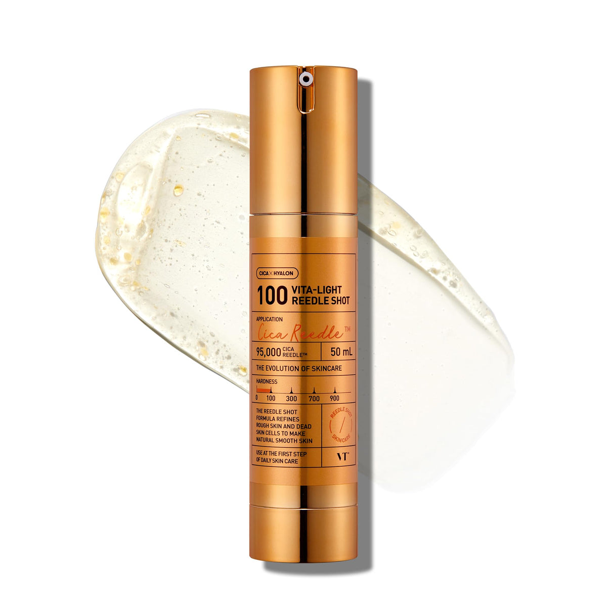 VT COSMETICS front bottle view highlighting sleek packaging and quick absorption