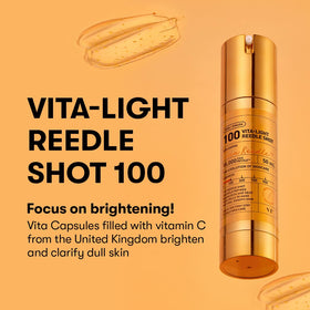 VT COSMETICS open cap showing vitamin C capsules releasing fresh actives