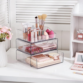 Vtopmart underside with anti-slip pads keeping organizer stable on counters