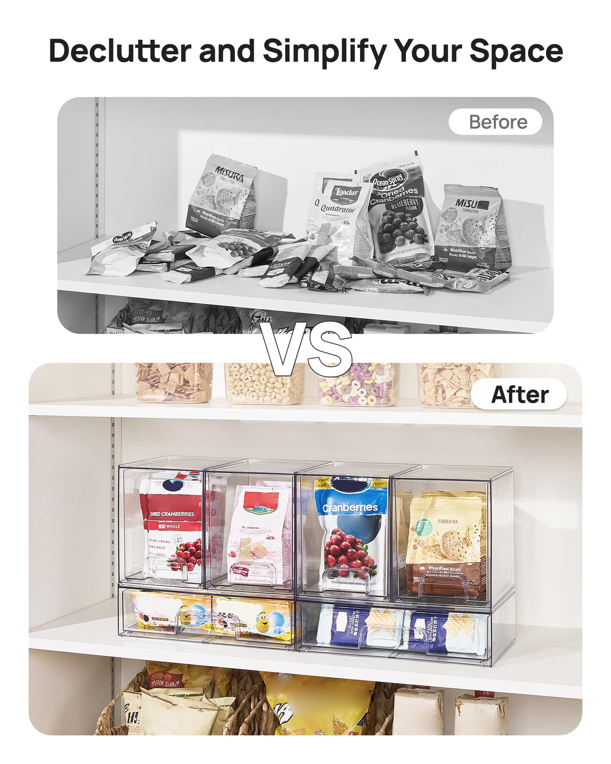 Vtopmart drawers on bathroom vanity organizing toiletries for quick access