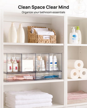 Vtopmart unit on pantry shelf storing spices and packets neatly
