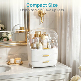 Vtopmart pulled drawer close-up showing smooth slide and built-in stopper benefit
