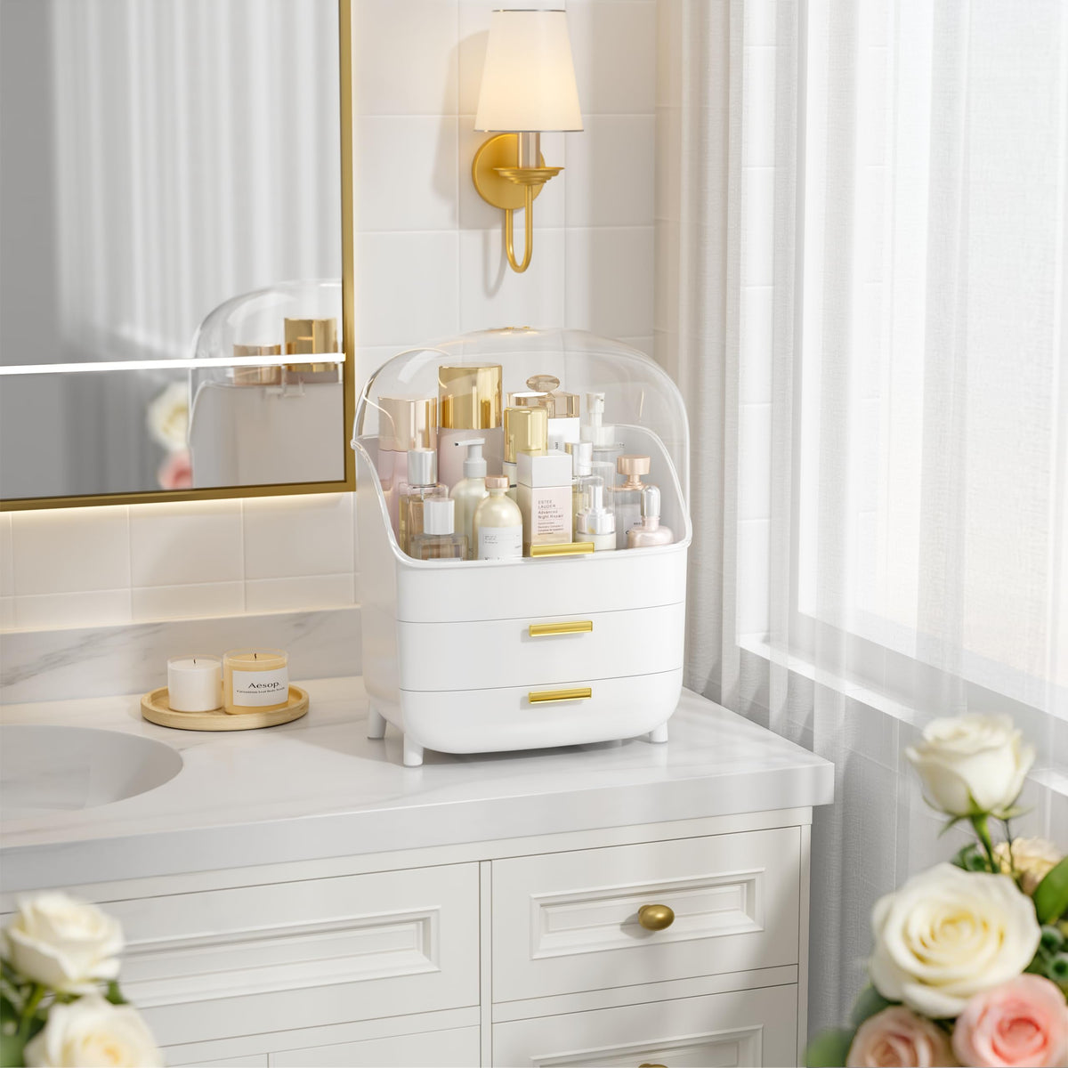 Vtopmart golden handle close-up highlighting elegant detail and easy grip