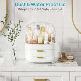 Vtopmart anti-slip base visible under organizer, provides stable countertop hold