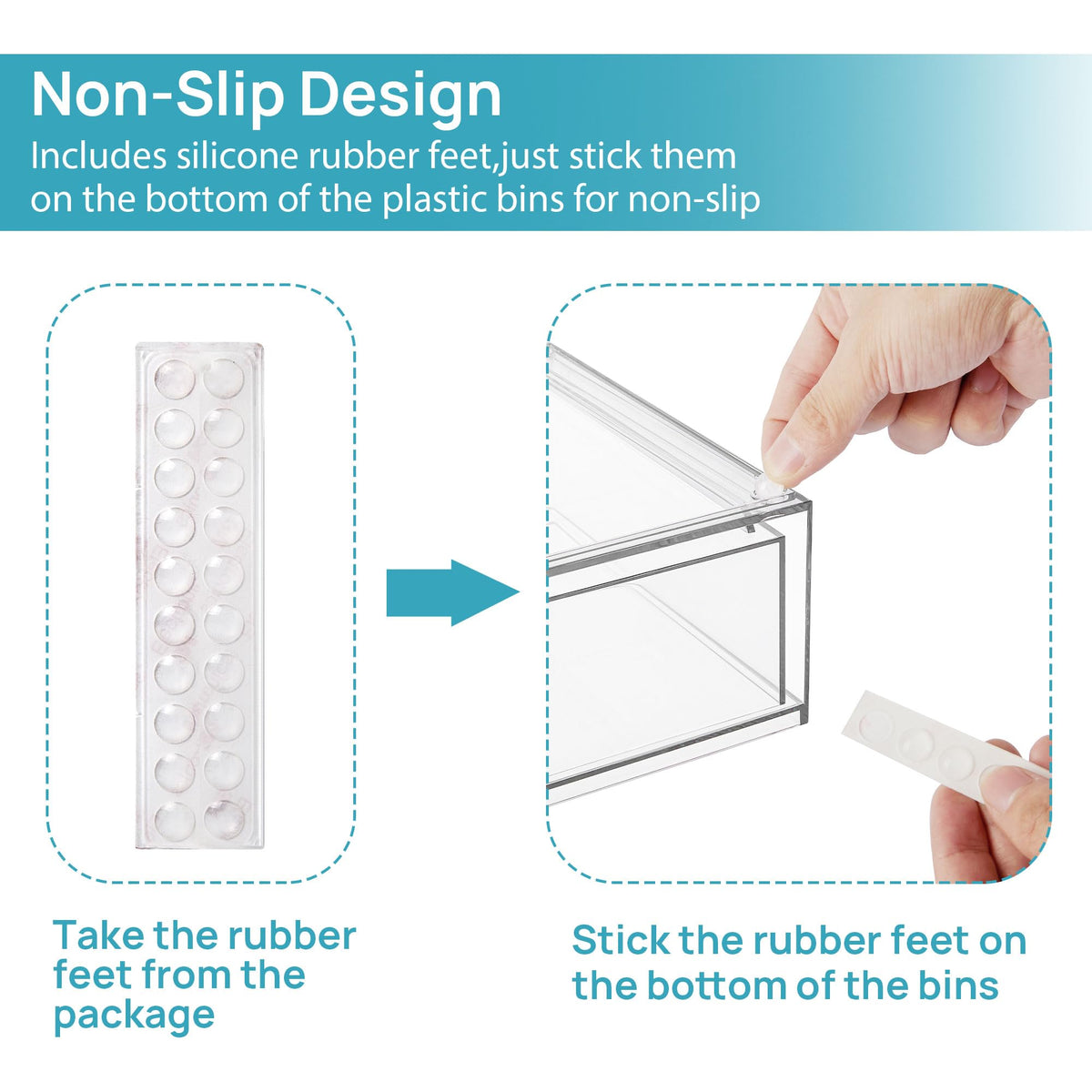 Vtopmart drawer next to ruler showing compact, usable dimensions
