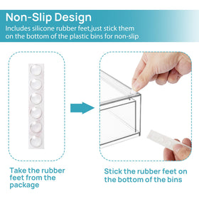 Vtopmart bottom silicone pad detail showing anti-slip stability for safe use