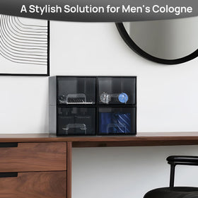 Vtopmart stacked drawers three high demonstrating vertical space-saving and stability