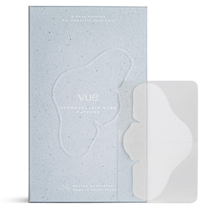 Vue front packaging showing product and count for clear pores