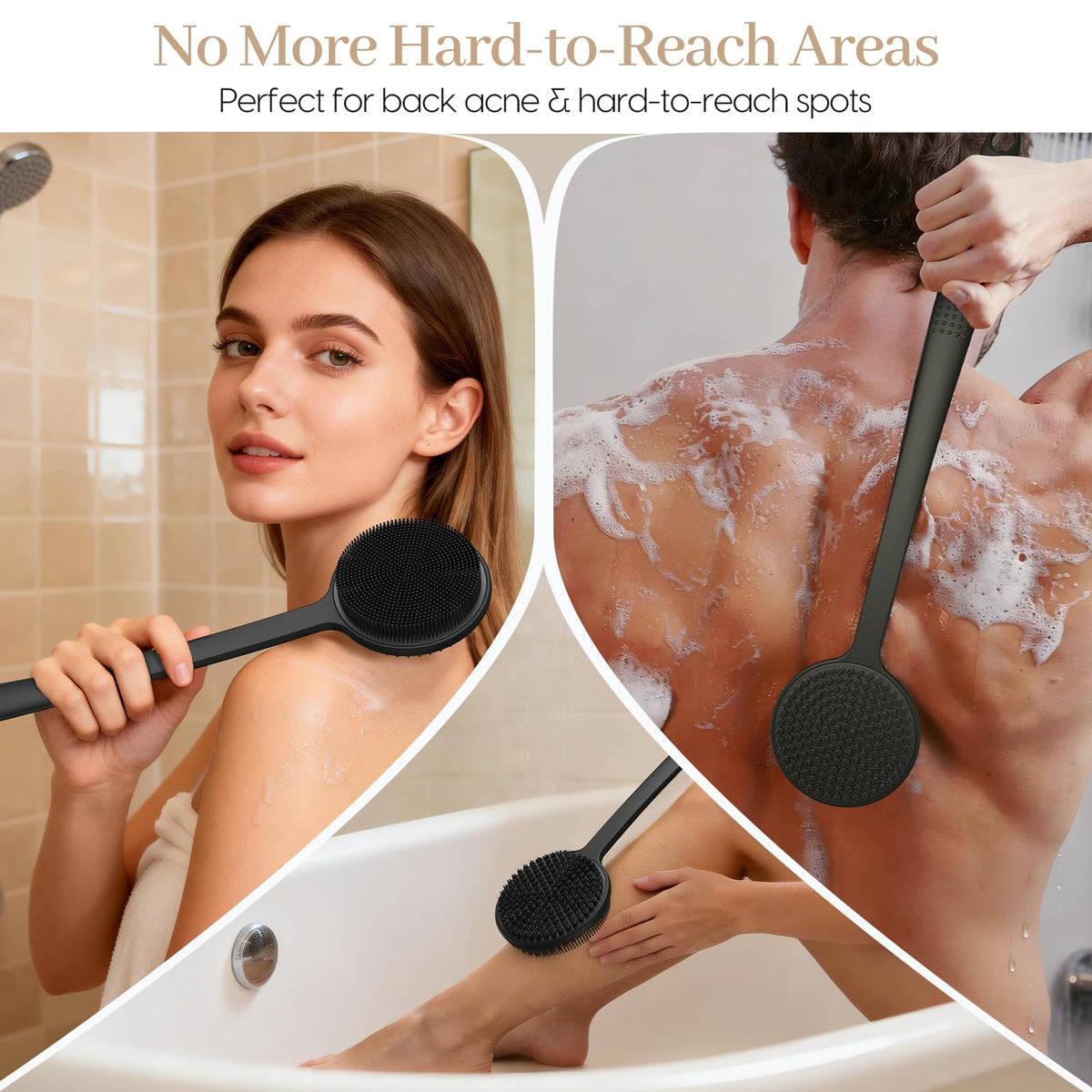 VWMYQ set in shower lifestyle demonstrating easy reach and convenient daily use