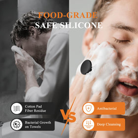 VWMYQ scrubber hand-clip demonstration showing secure grip and easy one-handed use