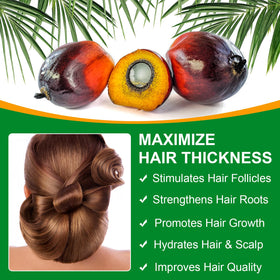 VXHDAG spoolie brushing Batana oil onto eyebrows to condition and define hairs